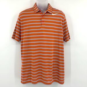 Nike Golf Standard Fit Striped Golf Polo‎ NWT Sz M